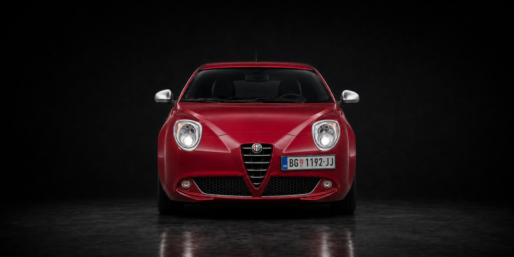 MiTo 1.4 Turbo — studijski snimak spreda